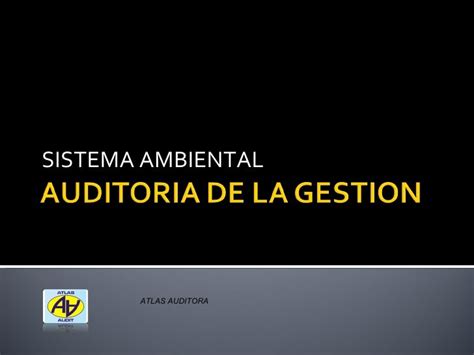 Auditoria De Gestion Ambiental