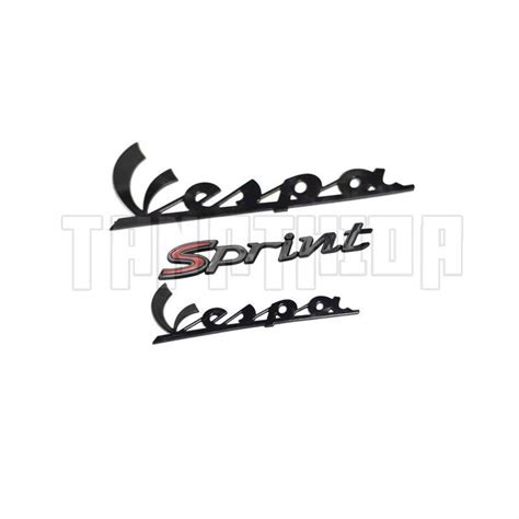 🛵🛵set Logo Vespa Sprint สติ๊กเกอร์นูน 3d 🛵🛵 Th