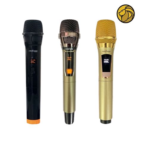 Jual Profesional Wireless Microphone Advance MIC 103 102 101 Mic Tanpa