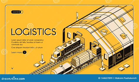 Warehouse And Logistics Infographics Cartoon Vector | CartoonDealer.com ...