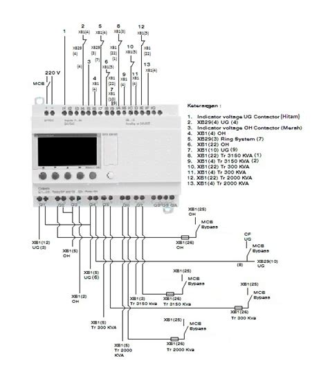 Wiring Diagram Zelio Logic