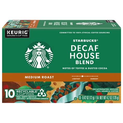 Starbucks Coffee Decaf House Blend K-Cup Pods | Products | Lowes Foods ...