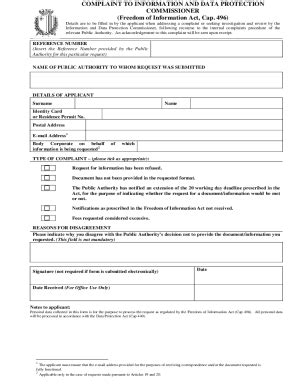 Fillable Online Ncpe Gov E Form IDPC COMPLAINT FORM EN 2 Fax Email