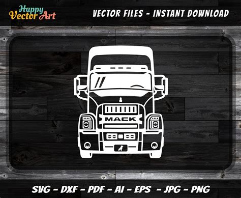 2020 Mack Truck Svg Mack Svg Semi Trailer Svg Tractor Etsy