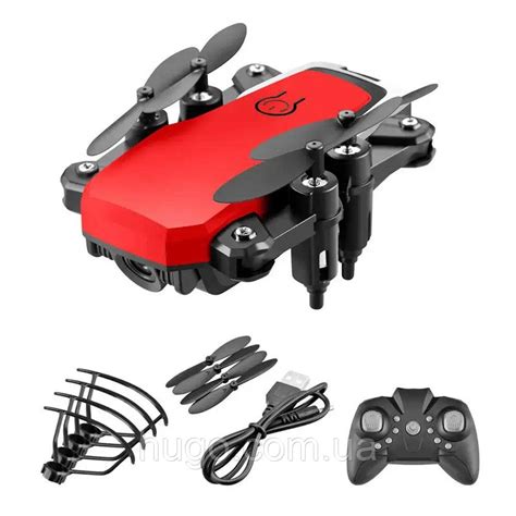 Складной мини дрон на радиоуправлении с фонариком Fold drone FD606 ...