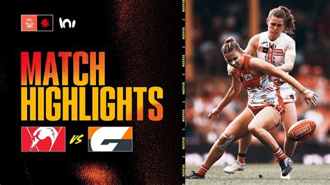 Sydney Swans V Gws Giants Highlights Round 3 S7 Aflw Youtube