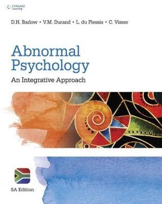 Abnormal Psychology An Integrative Approach Paperback David Barlow