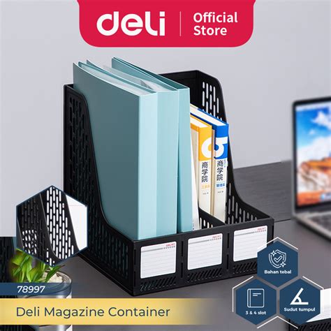 Jual Deli Magazine Container File Tray Rak Box File Tempat Dokumen