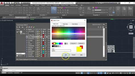 Building Elevation Layers Setting Up Layers In Autocad Youtube