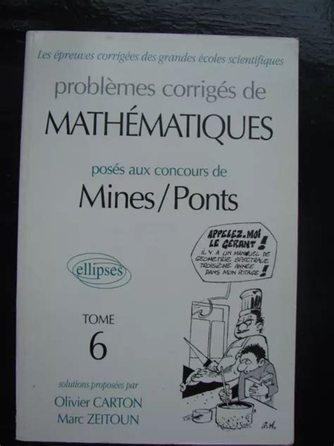 Prepa Corrig S De Math Matiques Pos S Aux Concours De Mines Ponts