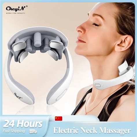 CkeyiN Electric Low Frequency Pulse Back And Neck Massager Vibration