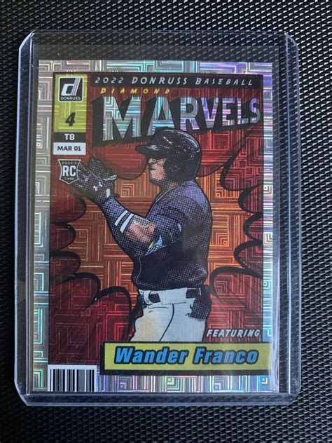 Panini Donruss Marvels Vector Parallel M Wander Franco Rc