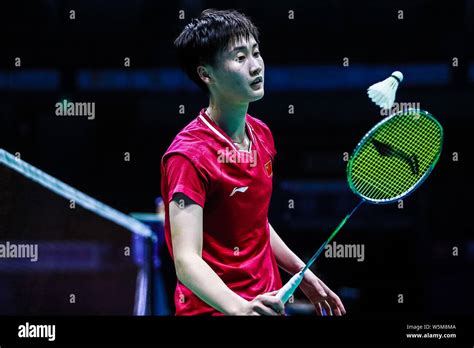 Chen Yufei Of China Returns A Shot To Vu Thi Trang Of Vietnam In Their