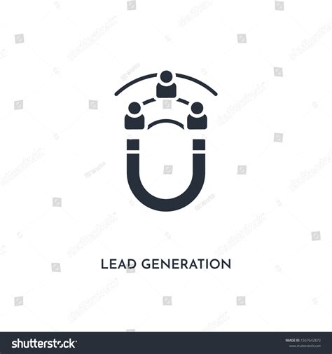 Lead Generation Icon Simple Element Illustration Stock Vector (Royalty Free) 1557642872 ...