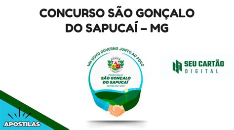 Apostilas Concurso Câmara de São Gonçalo do Sapucaí MG 2024