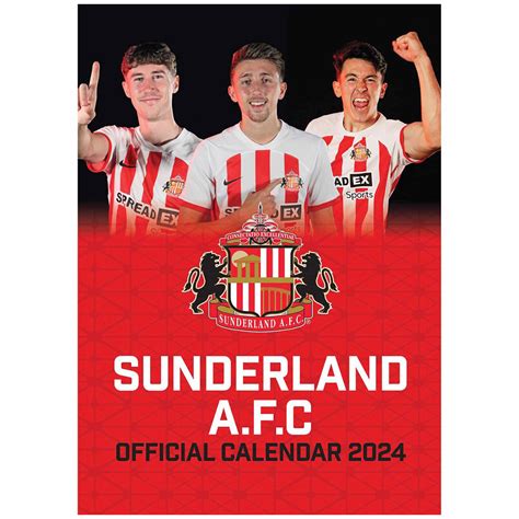 Sunderland AFC A3 Calendar 2024 | Taylors Merchandise