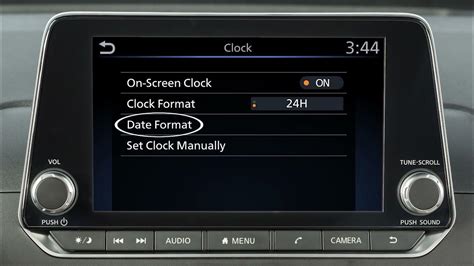 2023 Nissan Altima Setting The Clock Type B If So Equipped Youtube