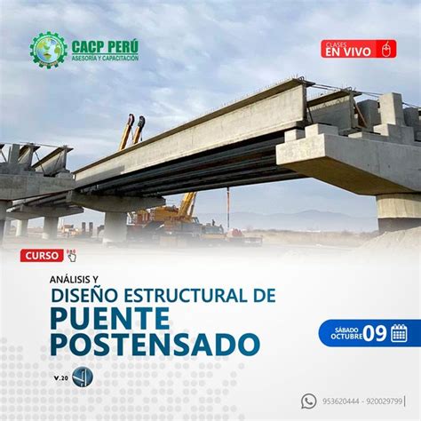 CACP Perú Curso Análisis Y Diseño Estructural De Puente Postensado