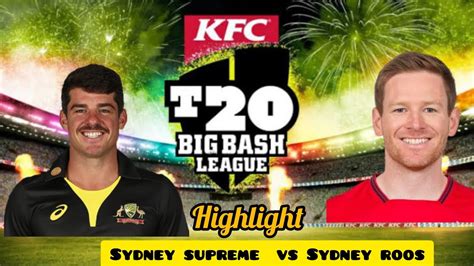 live cricket highlight Sydney supreme vs Sydney ross #BBL # ...