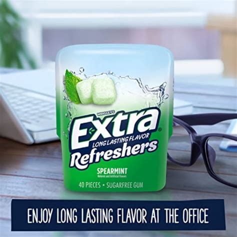 Wrigleys Extra Refreshers Spearmint Chewing Gum Pack Of 8 8 Pack