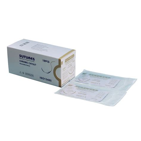 Ce Iso Catgut Absorbable Surgical Chromic Suture For Hospital Use