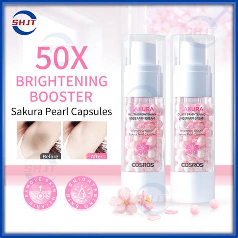 Gmeelan Sakura Underarm Whitening Cream Body Lotion Pearl Moisturizer