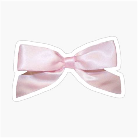 Coquette Ribbon Bows Sticker For Sale By Pixiedrop Pink Scrapbook