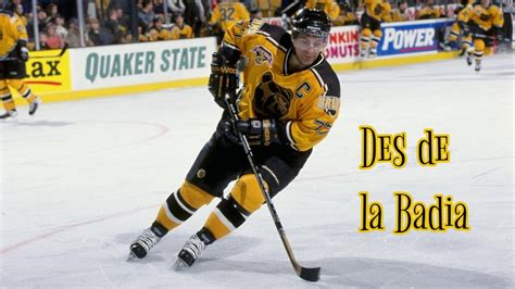 Des De La Badia Recordant Ray Bourque NHLmania