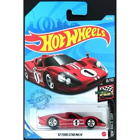 Hotwheels HW Race Day Ford GT MK IV Rare Hot Wheels Racing Hobbies Toys Toys