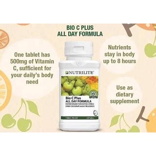 Vitamin C Amway Nutrilite Bio C Plus All Day Formula 500mg 60