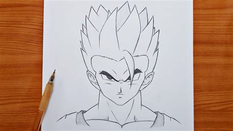 How To Draw Gohan Dragon Ball Gohan Step By Step Easy Tutorial