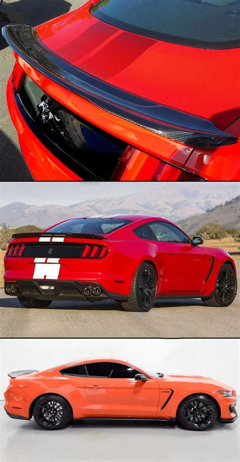 Bestauto Carbon Fiber Rear Spoiler Wing For Ford Mustang S