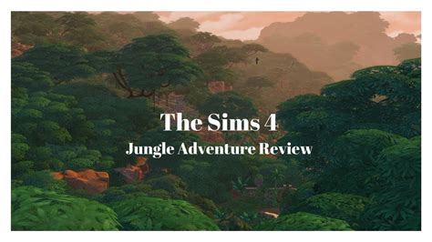 The Sims 4 Jungle Adventure Casbuildmode Youtube