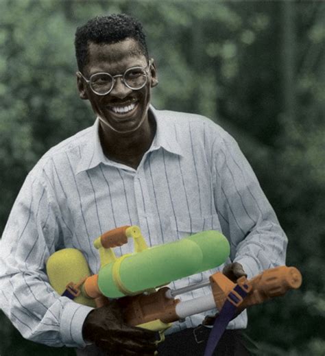 Lonnie Johnson, inventor of the Super Soaker : r/Colorization