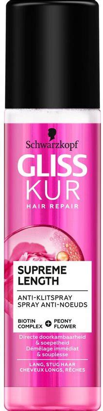 Gliss Kur Supreme Length Anti Klit Spray 6x 200 Ml Grootverpakking