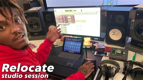 Juice WRLD Recording "Relocate" (Studio Session) [08/04/2019] - YouTube