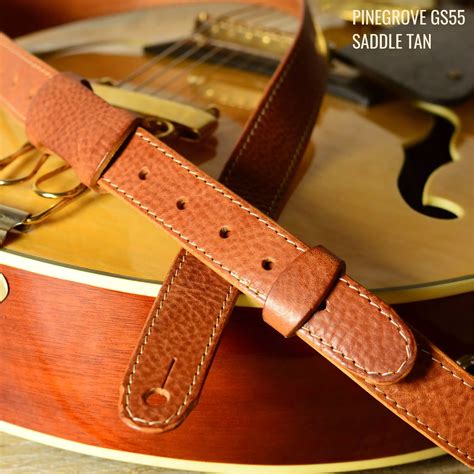 Exclusive Luxury Leather Mandolin Straps Pinegrove Leather