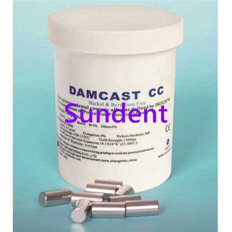 Dental Materials Disposable Alloy Damcast Ccceramic Alloynickel