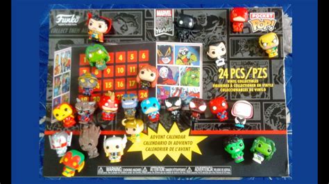 Marvel Advent Calendar Funko List