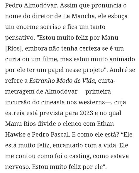 Acesso Manu Rios On Twitter NOSSOS MENINOS Em Entrevista Para A