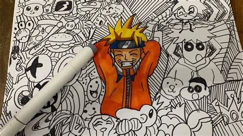 Naruto Doodle Drawing Youtube