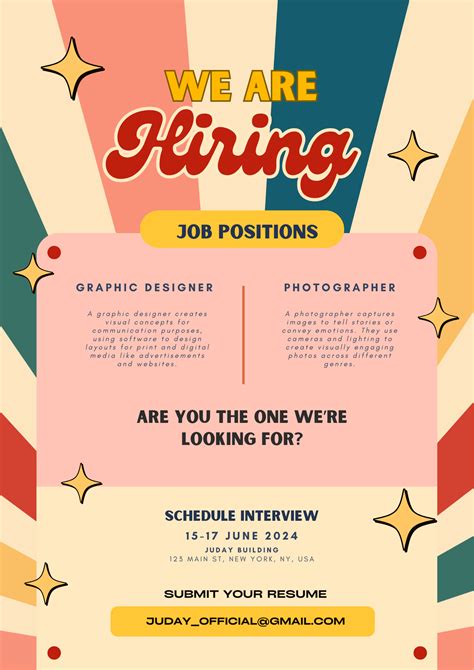 03 Poster Hiring by Juday_DesignPro on Dribbble