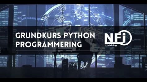 Grundkurs Python Programmering Youtube