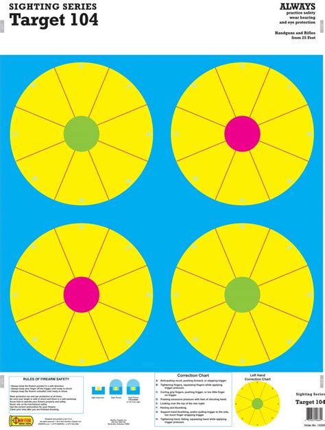 100 Yd Rifle Target 82030 Gunfun Targets Inc