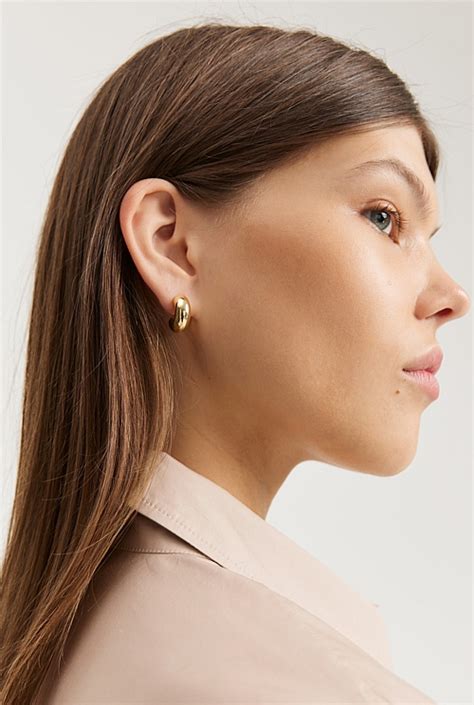 Gold Small Round Hoop Earring Earrings Country Road