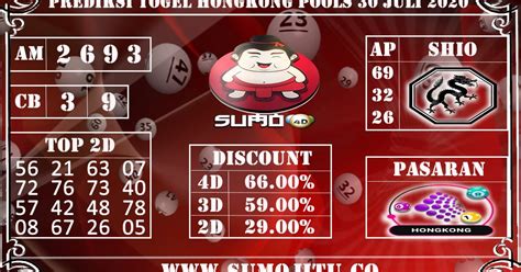 Prediksi Togel Hongkong Pools Juli Sumo D