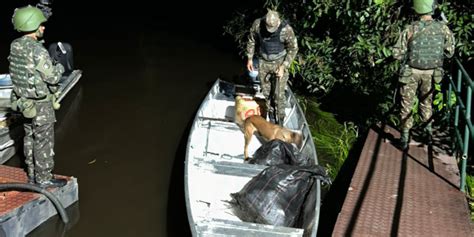 Na Fronteira Do Amazonas Ex Rcito Apreende Kg De Drogas Em