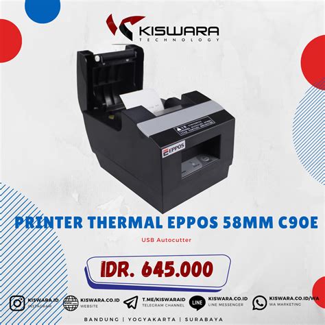 Jual Printer Thermal EPPOS 58MM C90E USB Printer Dekstop Thermal