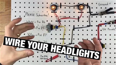 How To Wire Headlights To A Toggle Switch How To Wire Hea