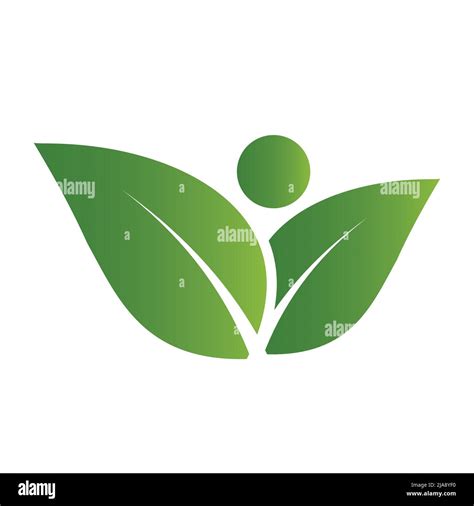 Green Leaf Logoecology Naturevector Illustration Stock Vector Image And Art Alamy